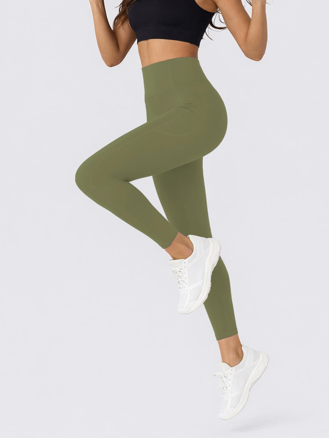High-waisted leggings for yoga and everyday wear
